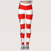 Nautische Strickanker-Leggings Leggings (Vorderseite)