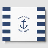 Nautische Strickboote oder HausGästebuch Gästebuch (Vorderseite)