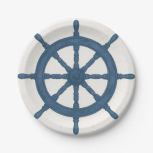 Nautische Tafel des Kapitäns Pappteller