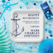 Nautische Teller für Anker und Seeschifffahrt (Party)