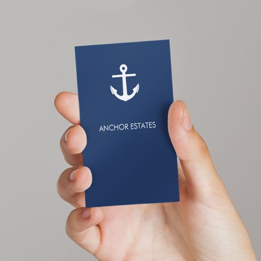 Nautische Themenkarte Visitenkarte