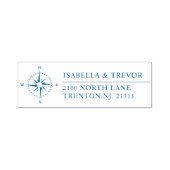 Nautische Themenkompass-Rose Permastempel (Design)