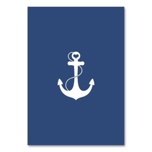 Nautische Tischnummer (Rückseite)