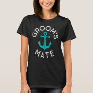 Nautische Trauzeugen verschenken Hochzeitsfeiertag T-Shirt