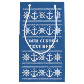 Nautische Tüten für Sondertexte und Farbgeschenke (Vorderseite)