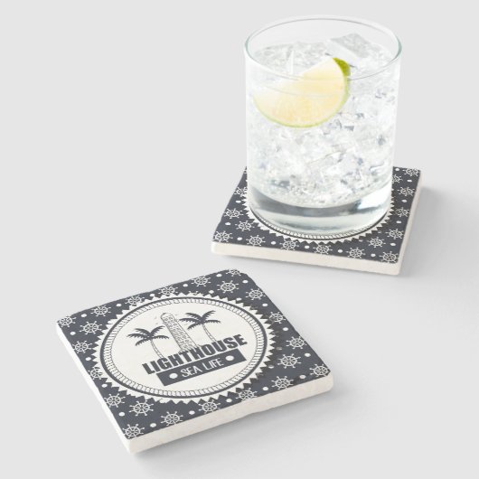 Nautische Untersetzer (Seitenansicht)