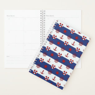 Nautische US Flagge-Muster Planer