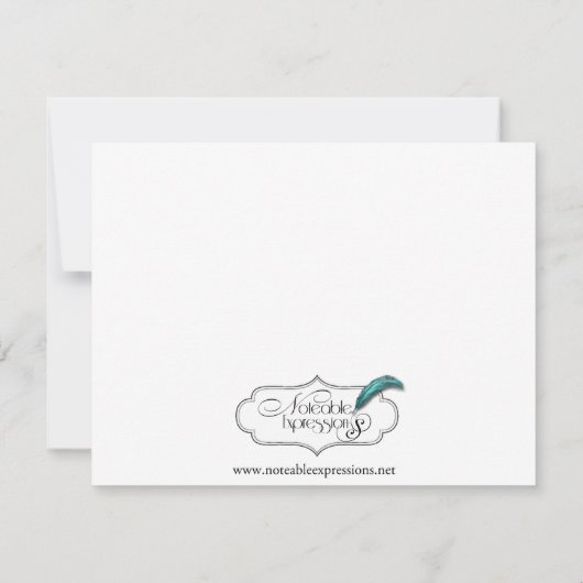 Nautische Verankerung auf der Navy-Save the Date-K Save The Date (Rückseite)