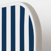 Nautische Verankerung mit robusten blauen Streifen Pickleball Schläger (Linke Seite)