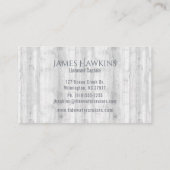 Nautische Verankerung mit Seil Visitenkarte (Rückseite)