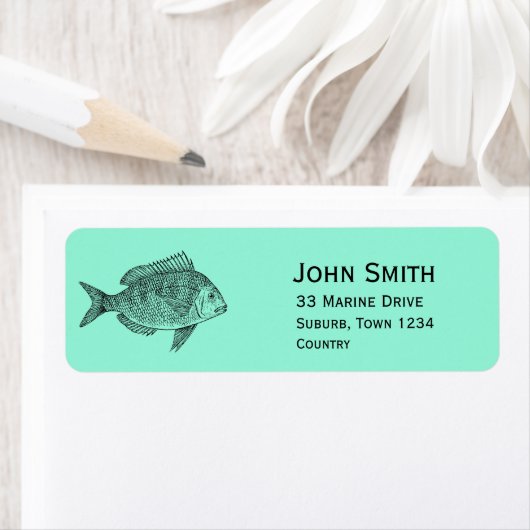 Nautische Vintage Meeresfische (Insitu)