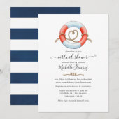 Nautische virtuelle Dusche Einladung (Vorne/Hinten)