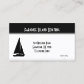 Nautische Visitenkarte (Vorderseite)