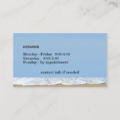 Nautische Visitenkarten Visitenkarte (Rückseite)