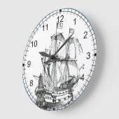Nautische Wall-Uhren Große Wanduhr (Winkel)