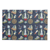 Nautische Weihnachten Kissenbezug (Rückseite)