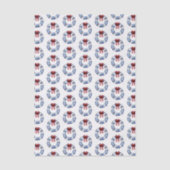 Nautische Weihnachtsreserve mit Bow Seidenpapier (Vorderseite)