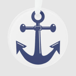 Nautische Weihnachtsschmuck Akrylkor Weiß Ornament