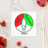 Nautische Zeitung Napkins Serviette (Beispiel)