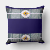 Nautische Zuhause-Kissen Kissen (Rückseite)