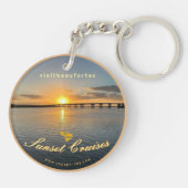 Nautischer Akryllischer Schlüsselanhänger (Rückseite)