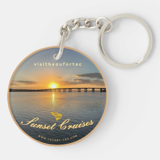 Nautischer Akryllischer Schlüsselanhänger (Rückseite)