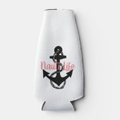 nautischer ANCHOR + NAUTI-LEBEN | Flaschenkühler (Vorderseite)