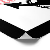 nautischer ANCHOR + NAUTI-LEBEN | Poster (Ecke)