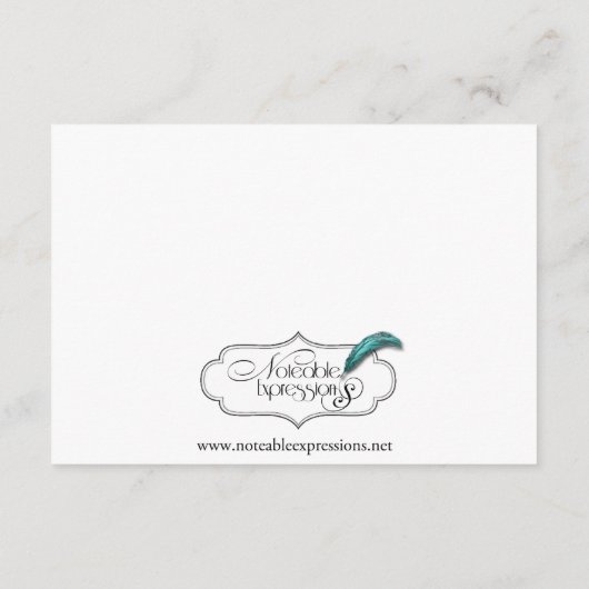 Nautischer Anker auf Hochzeitseinlage der Marine Begleitkarte (Rückseite)