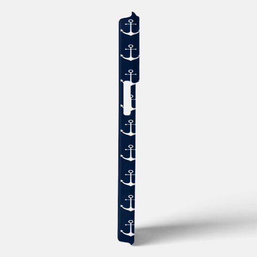 Nautischer Anker dunkelblau, niedlich Case-Mate iPhone Hülle (Rückseite / Rechts)