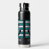 Nautischer Anker für benutzerdefinierten Text Trinkflasche (Links)