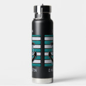 Nautischer Anker für benutzerdefinierten Text Trinkflasche (rechts)