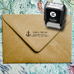 Nautischer Anker Individuelle Name und Anschrift Permastempel<br><div class="desc">Nautical Anchor Individuelle Name & Address Self Inking Briefmarke.</div>