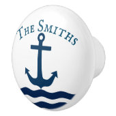 Nautischer Anker Keramikknauf (Rechts)