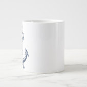 Nautischer Anker (Marine) Jumbo-Tasse (Vorderseite)