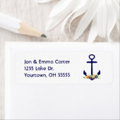 nautischer Anker mit Blume (Insitu)