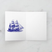 Nautischer Anker mit Doppelmonogramm (Innenseite)