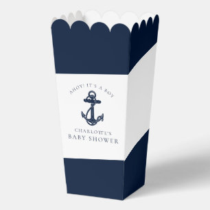 Nautischer Anker Moderne Jungen-Baby-Party Geschenkschachtel