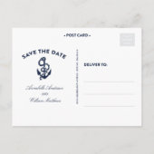 NAUTISCHER ANKER | SAVE THE DATE POSTKARTE (Rückseite)