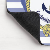 Nautischer Anker/Seepferd/Knoten/Name anpassen, # Mousepad (Ecke)