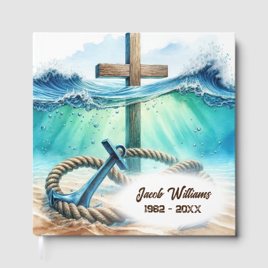 Nautischer Anker- und Gedenkdienst Gästebuch (Vorderseite)