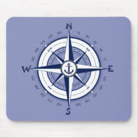 Nautischer Anker, Wasserkompass, keltischer Kreis