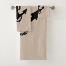 nautischer ANKOR + ROPE | Badhandtuch Set