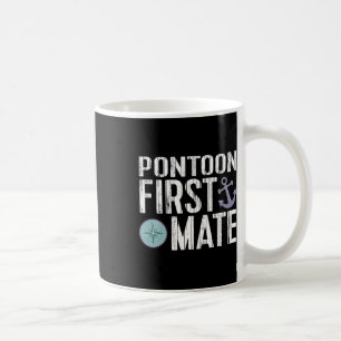 Nautischer Bootssteg Pontoon Erster Maat Anker Kaffeetasse