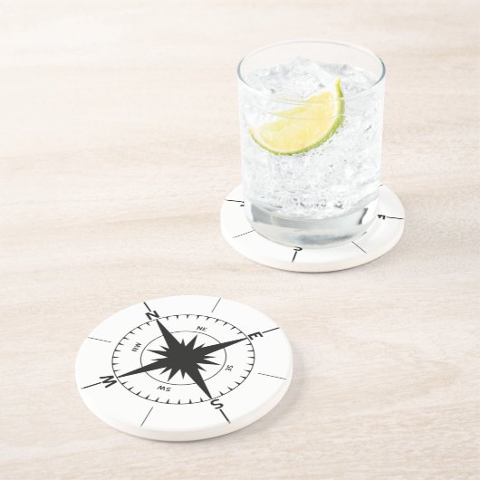 Nautischer Compass-Untersetzer Getränkeuntersetzer (Seite)