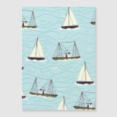 Nautischer Fangenmagnet Magnetkarte (Vorderseite)