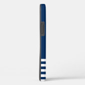 Nautischer Geist Anker, Navy Blue Case-Mate iPhone Hülle (Rückseite / Rechts)