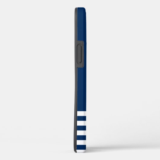 Nautischer Geist Anker, Navy Blue Case-Mate iPhone Hülle (Rückseite / Rechts)