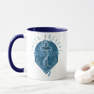 Nautischer Glaube verankert die Seele Tasse