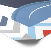 Nautischer Gott ist Mighty Psalm 93 Grosses Poster (Ecke)